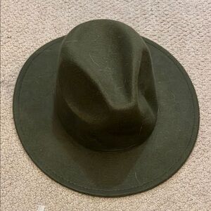 Stylish Dark Green Fedora Hat